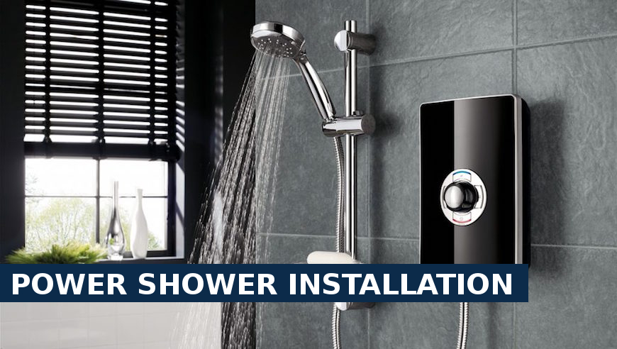 Power shower installation Orsett